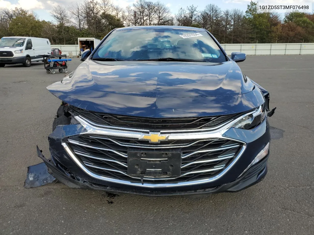 2021 Chevrolet Malibu Lt VIN: 1G1ZD5ST3MF076498 Lot: 74331934