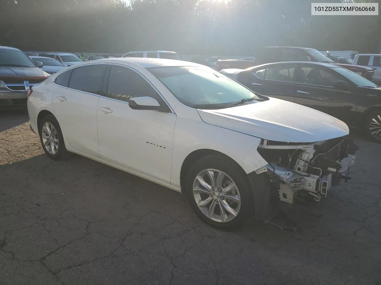 2021 Chevrolet Malibu Lt VIN: 1G1ZD5STXMF060668 Lot: 74549134