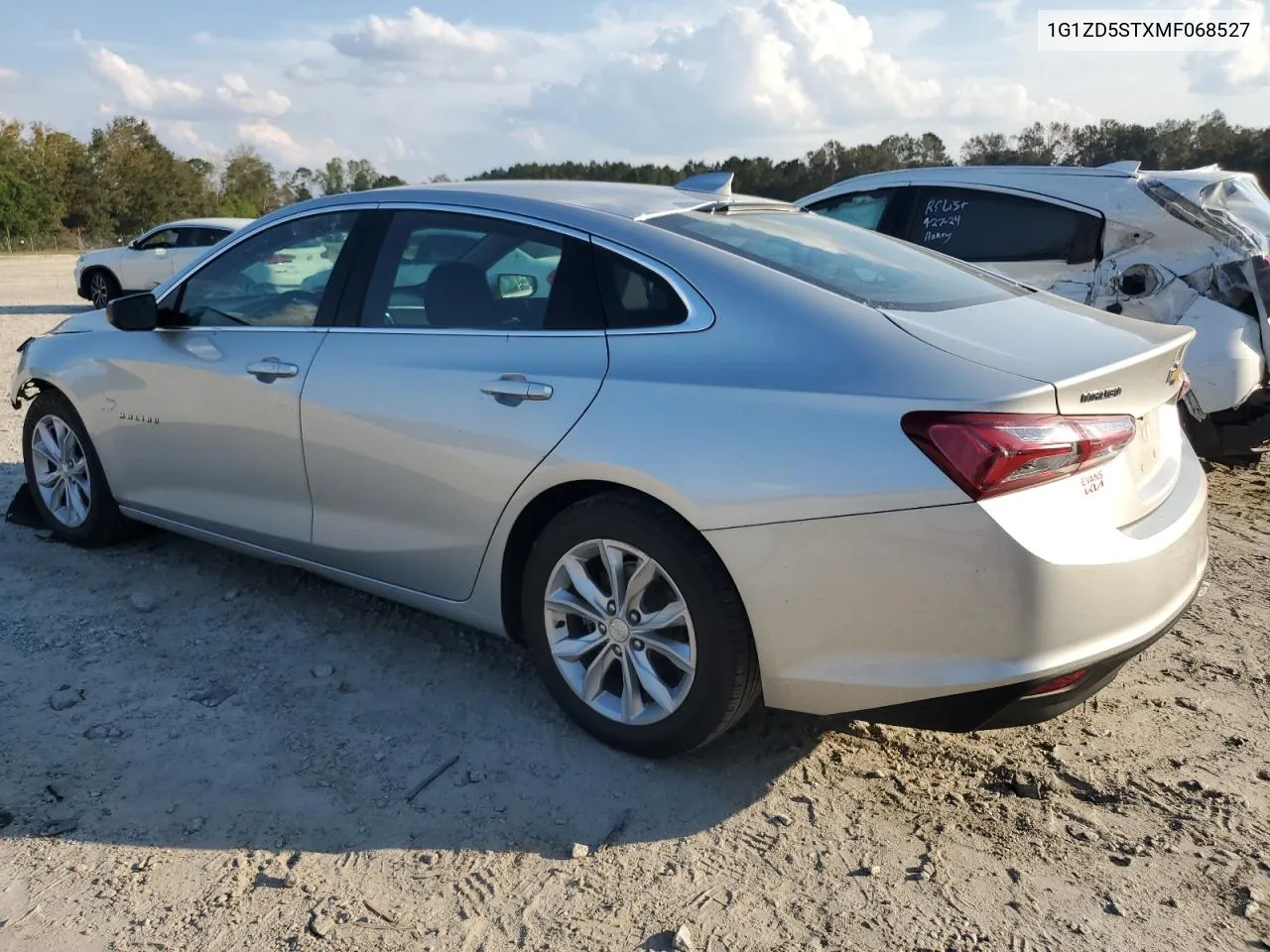 2021 Chevrolet Malibu Lt VIN: 1G1ZD5STXMF068527 Lot: 74754054