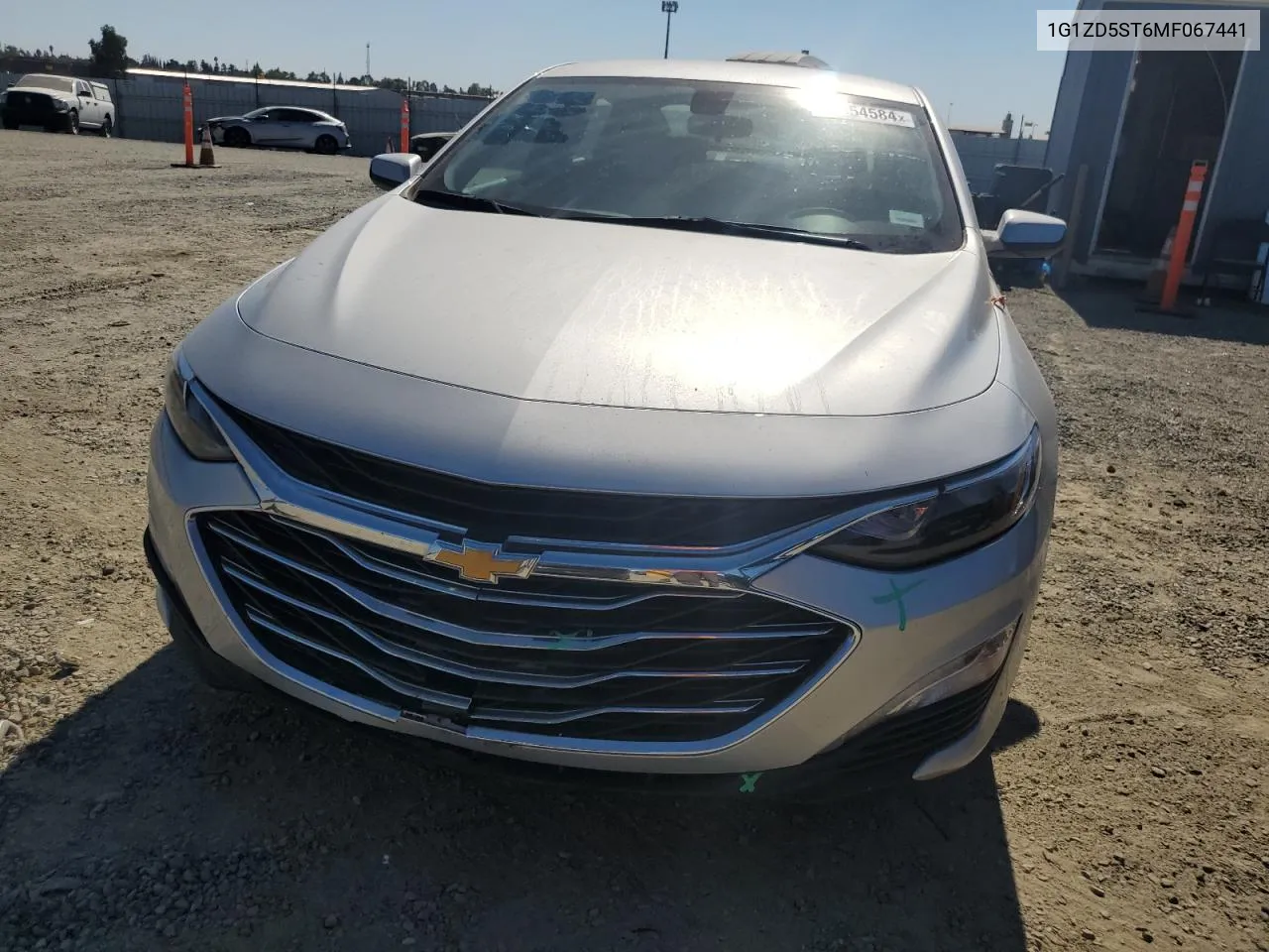 2021 Chevrolet Malibu Lt VIN: 1G1ZD5ST6MF067441 Lot: 74854584