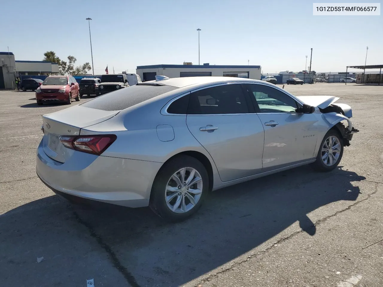 2021 Chevrolet Malibu Lt VIN: 1G1ZD5ST4MF066577 Lot: 74939954