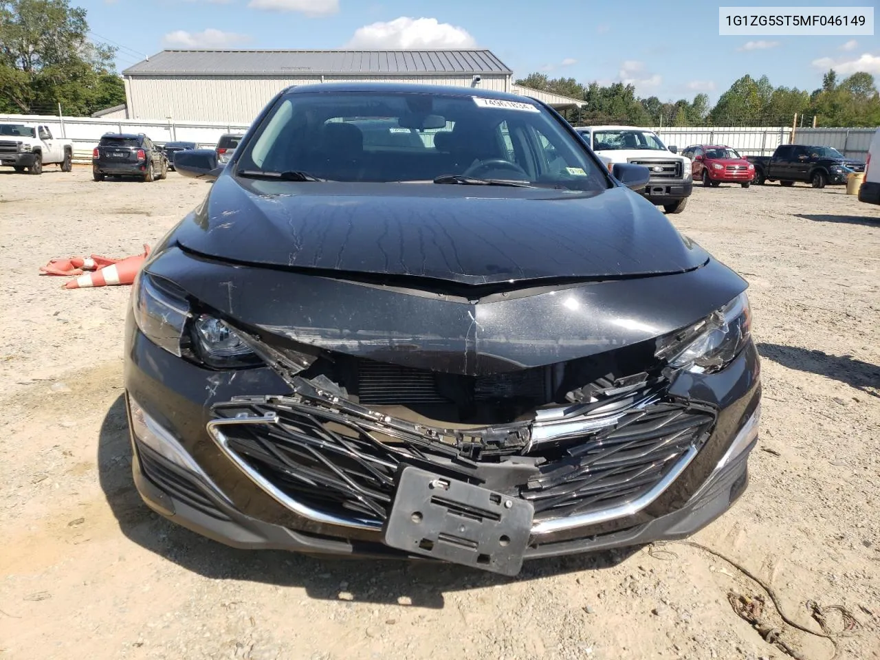 2021 Chevrolet Malibu Rs VIN: 1G1ZG5ST5MF046149 Lot: 74961834