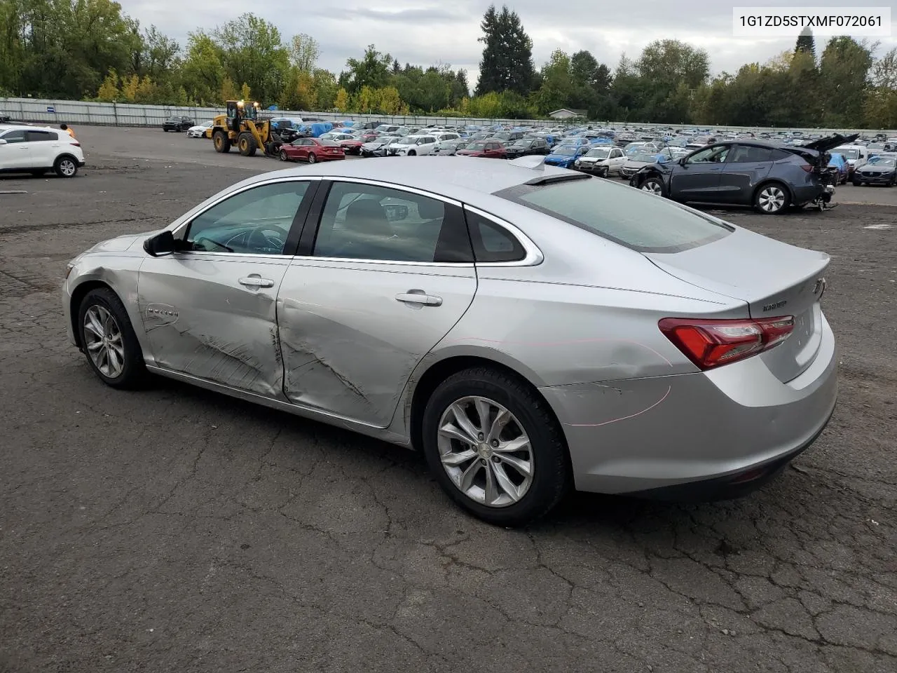 2021 Chevrolet Malibu Lt VIN: 1G1ZD5STXMF072061 Lot: 74964804