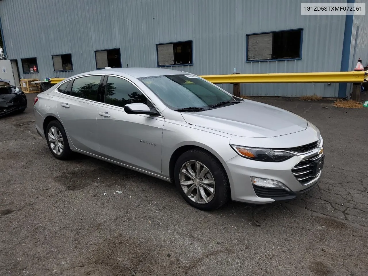 2021 Chevrolet Malibu Lt VIN: 1G1ZD5STXMF072061 Lot: 74964804