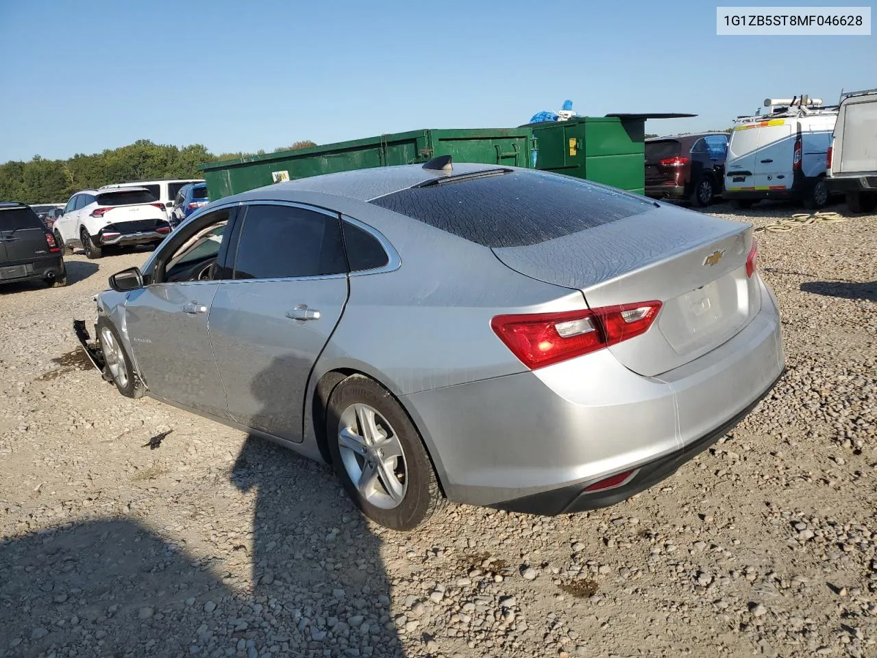 2021 Chevrolet Malibu Ls VIN: 1G1ZB5ST8MF046628 Lot: 75100314