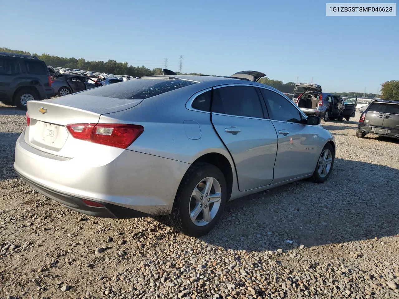 2021 Chevrolet Malibu Ls VIN: 1G1ZB5ST8MF046628 Lot: 75100314