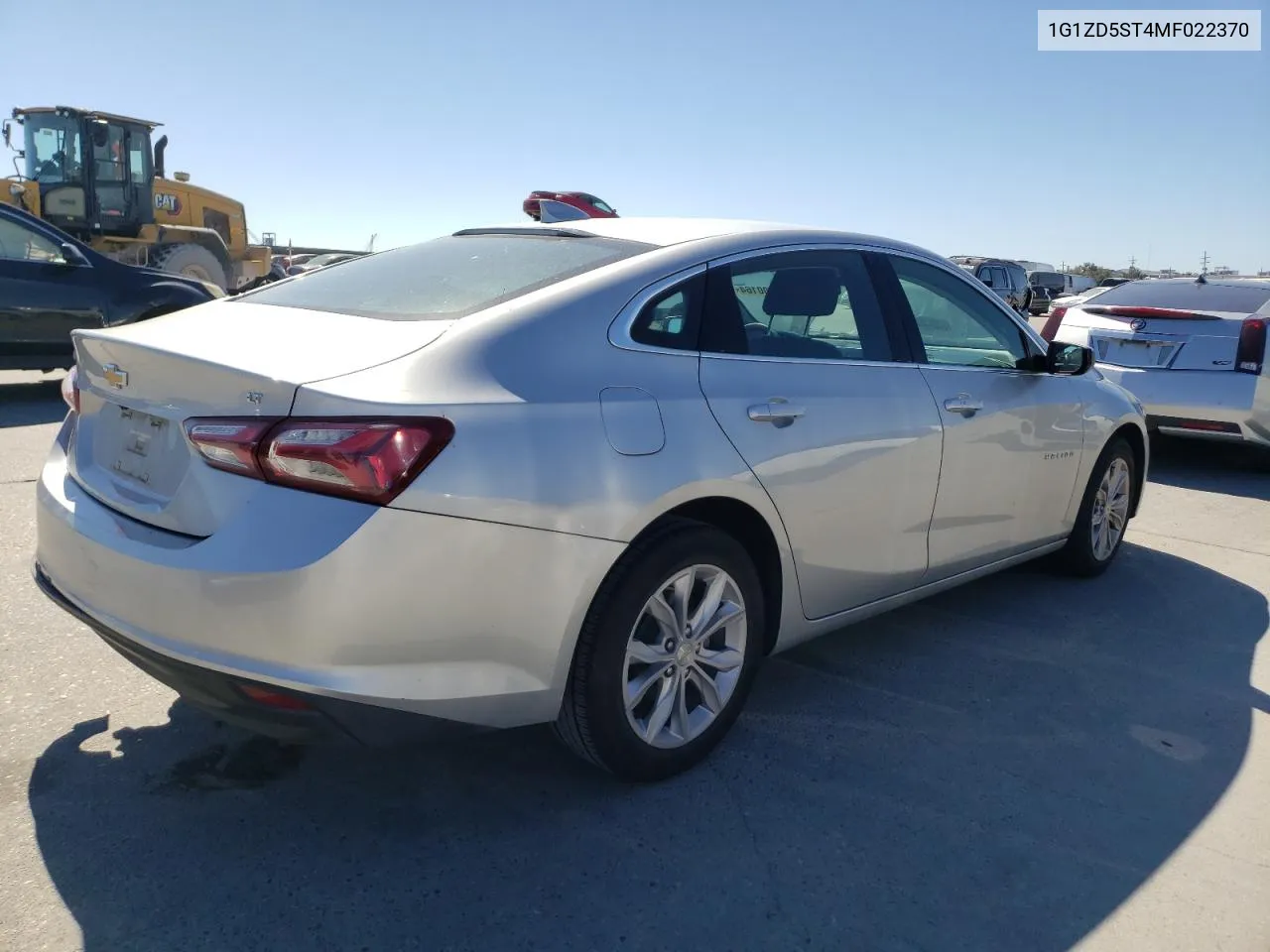 2021 Chevrolet Malibu Lt VIN: 1G1ZD5ST4MF022370 Lot: 75300164