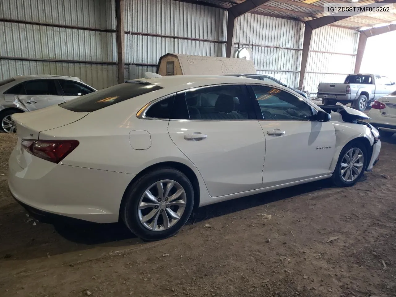 2021 Chevrolet Malibu Lt VIN: 1G1ZD5ST7MF065262 Lot: 75328714