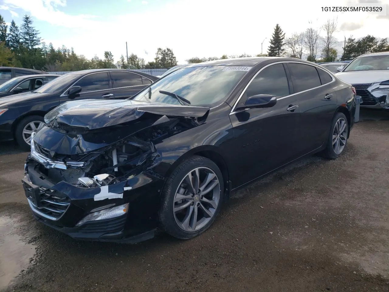 2021 Chevrolet Malibu Premier VIN: 1G1ZE5SX5MF053529 Lot: 75663844