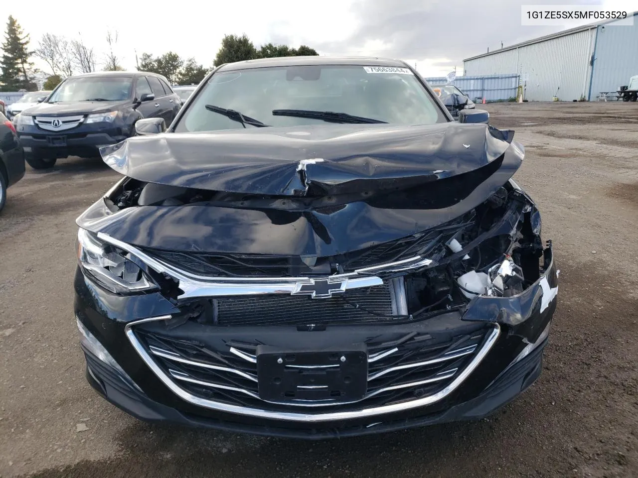 2021 Chevrolet Malibu Premier VIN: 1G1ZE5SX5MF053529 Lot: 75663844