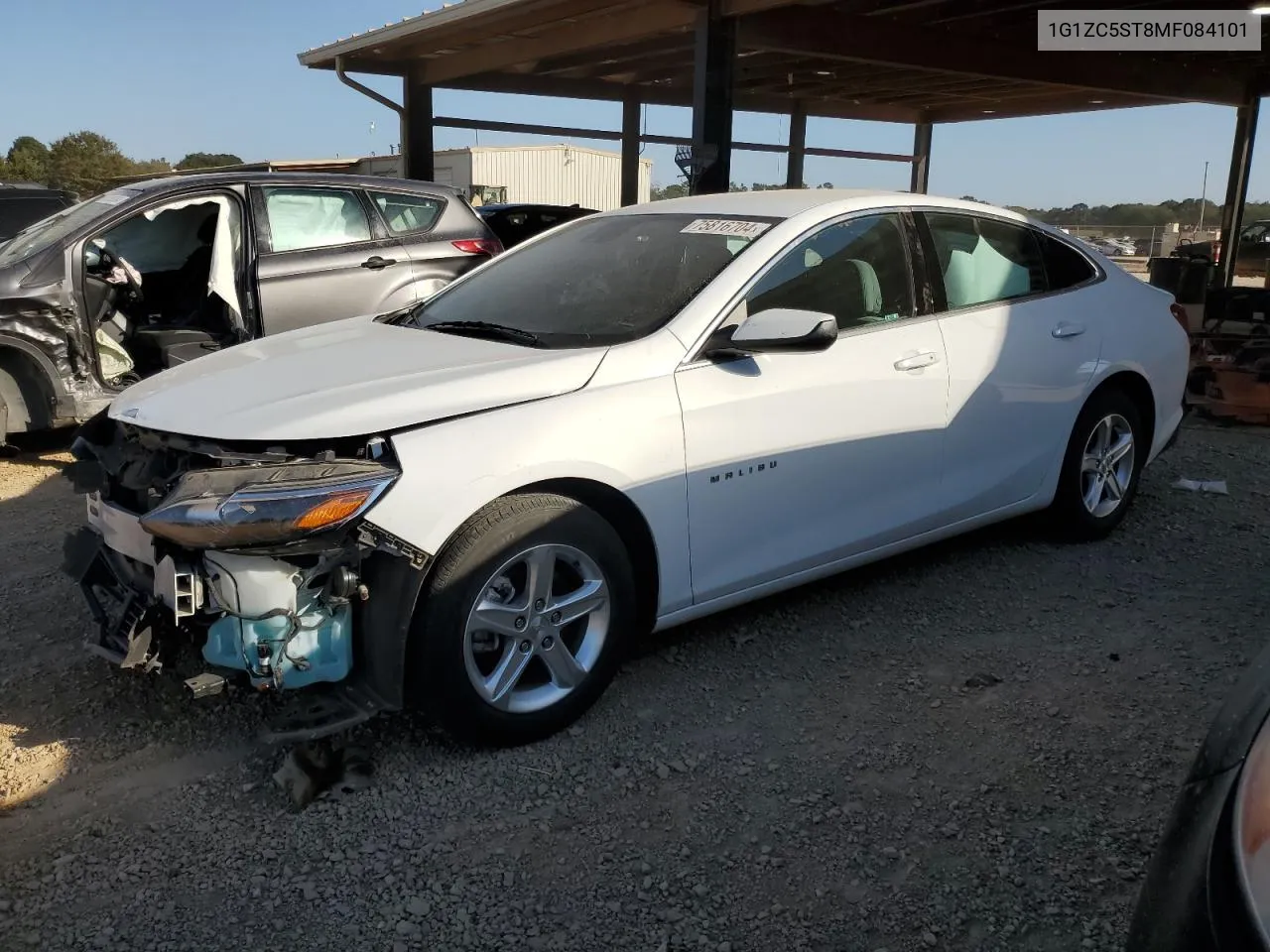 2021 Chevrolet Malibu Ls VIN: 1G1ZC5ST8MF084101 Lot: 75816704