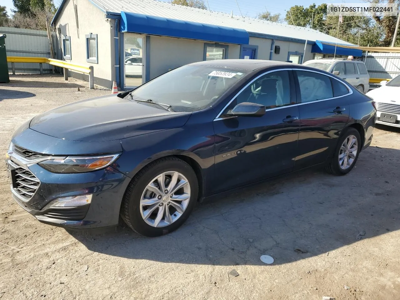 2021 Chevrolet Malibu Lt VIN: 1G1ZD5ST1MF022441 Lot: 75853934