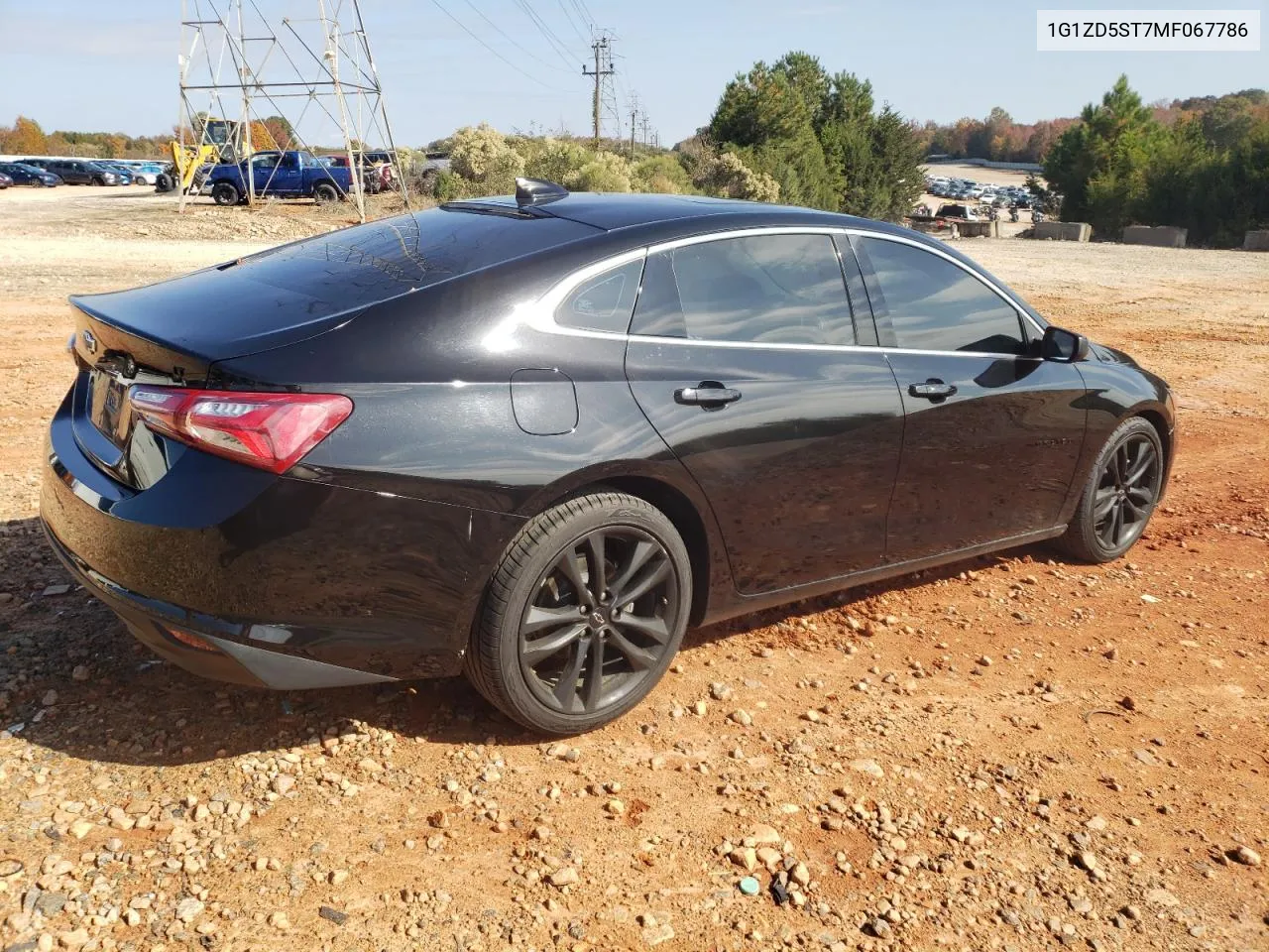 2021 Chevrolet Malibu Lt VIN: 1G1ZD5ST7MF067786 Lot: 75939534