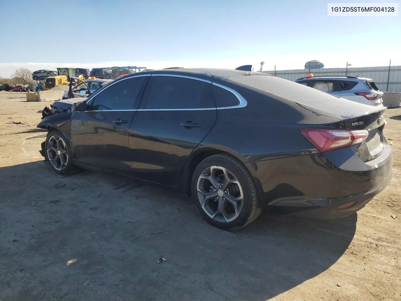 2021 Chevrolet Malibu Lt VIN: 1G1ZD5ST6MF004128 Lot: 76022184