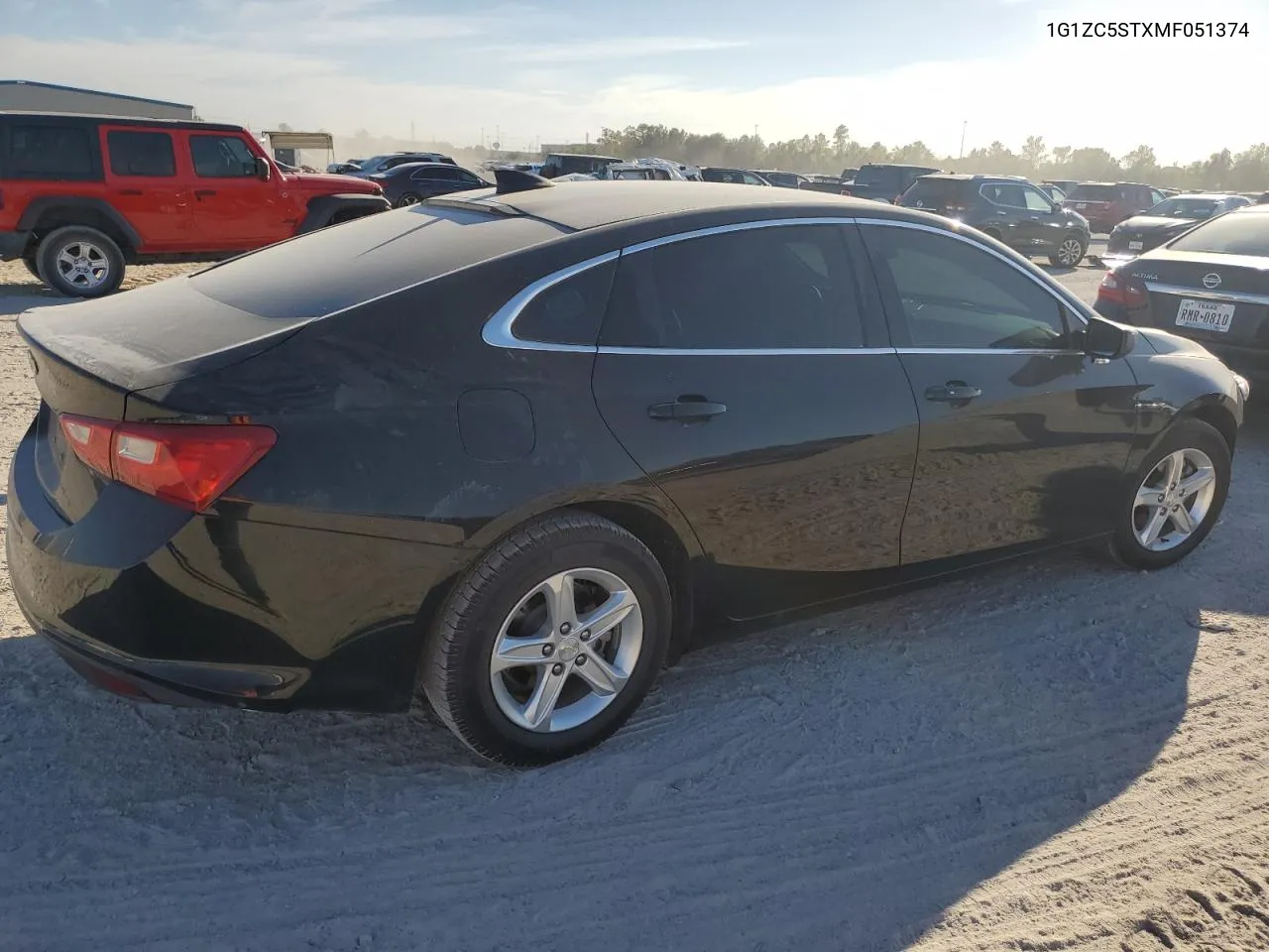 2021 Chevrolet Malibu Ls VIN: 1G1ZC5STXMF051374 Lot: 76023144