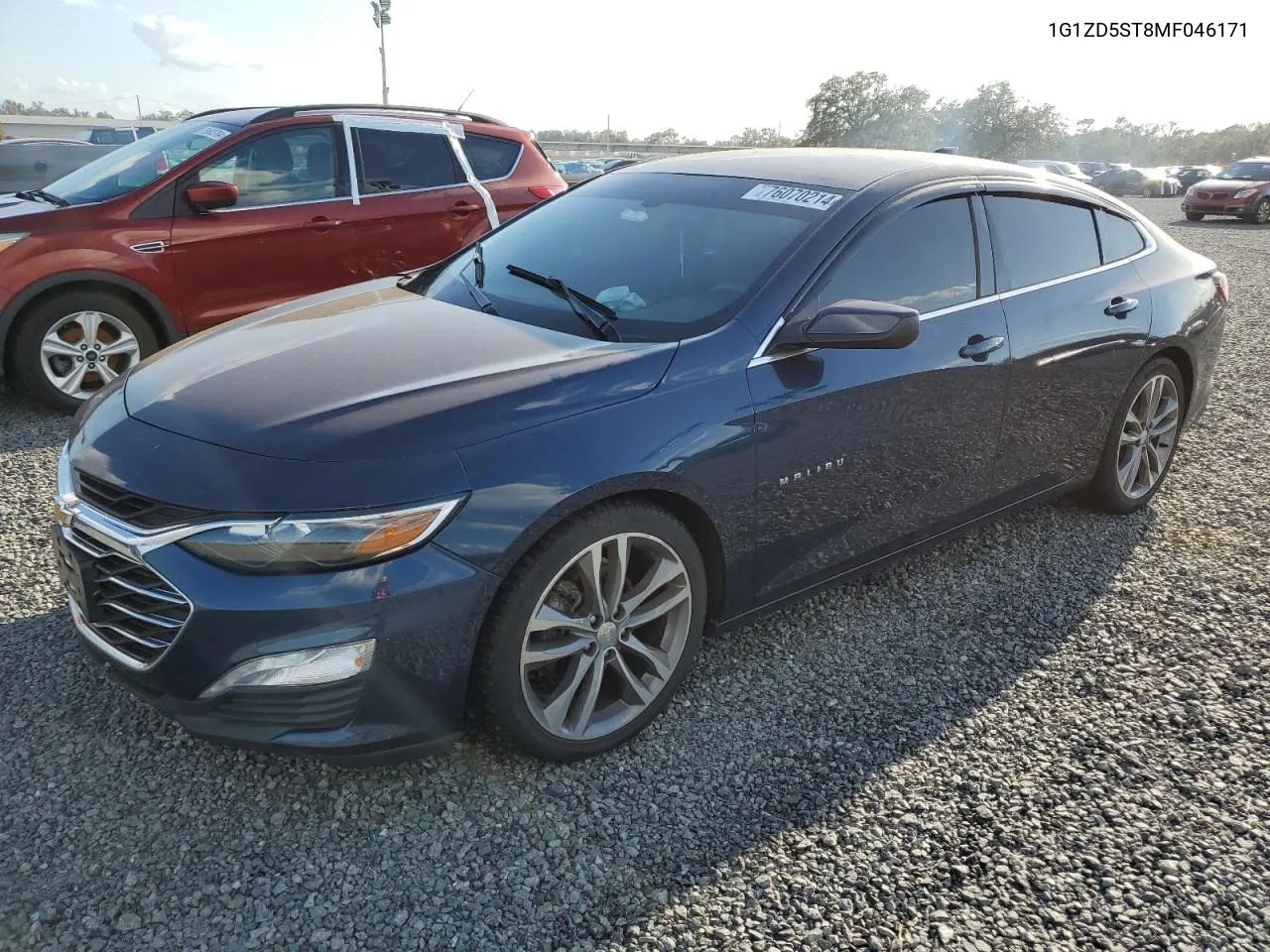 2021 Chevrolet Malibu Lt VIN: 1G1ZD5ST8MF046171 Lot: 76070214