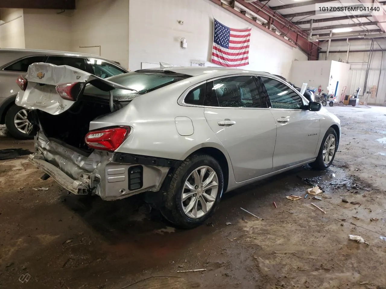 2021 Chevrolet Malibu Lt VIN: 1G1ZD5ST6MF041440 Lot: 76338764