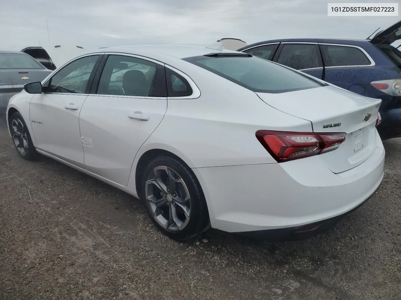 2021 Chevrolet Malibu Lt VIN: 1G1ZD5ST5MF027223 Lot: 76419554