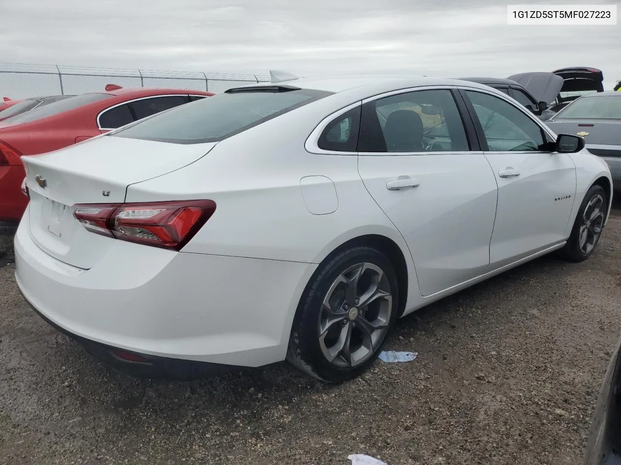 2021 Chevrolet Malibu Lt VIN: 1G1ZD5ST5MF027223 Lot: 76419554