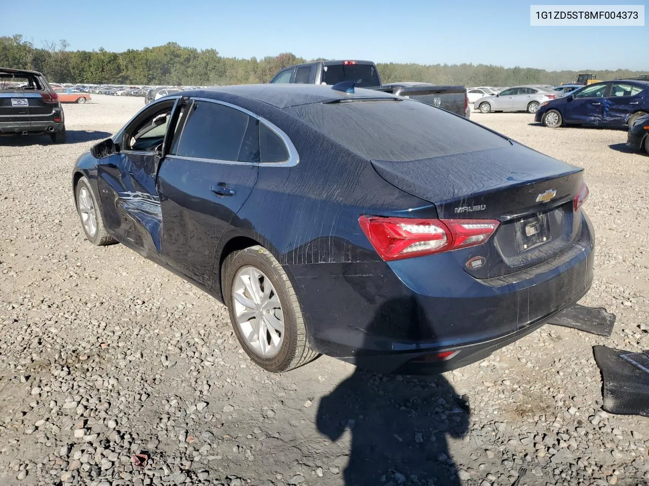 2021 Chevrolet Malibu Lt VIN: 1G1ZD5ST8MF004373 Lot: 76447754