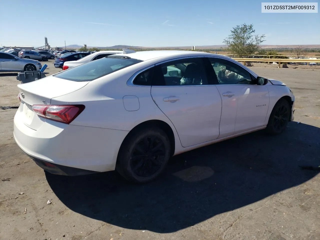 2021 Chevrolet Malibu Lt VIN: 1G1ZD5ST2MF009312 Lot: 76838314