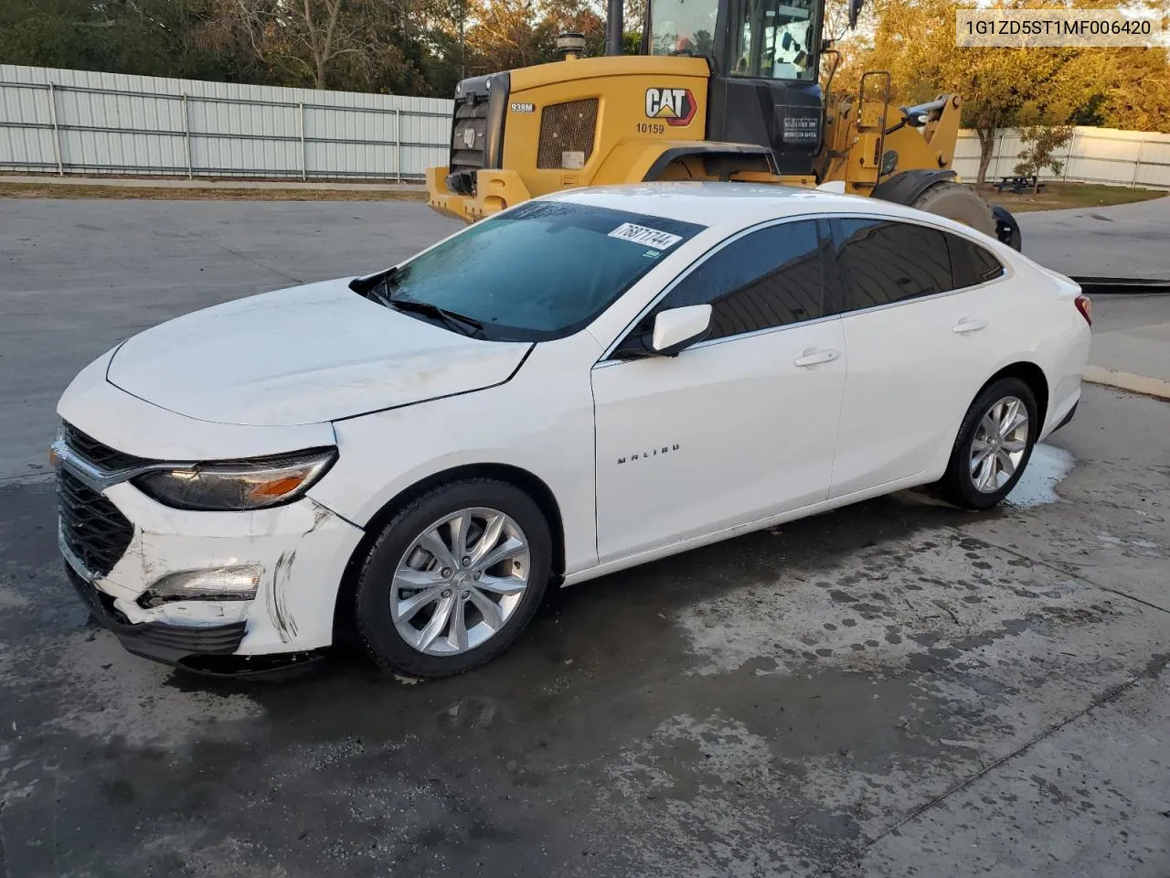 2021 Chevrolet Malibu Lt VIN: 1G1ZD5ST1MF006420 Lot: 76871744