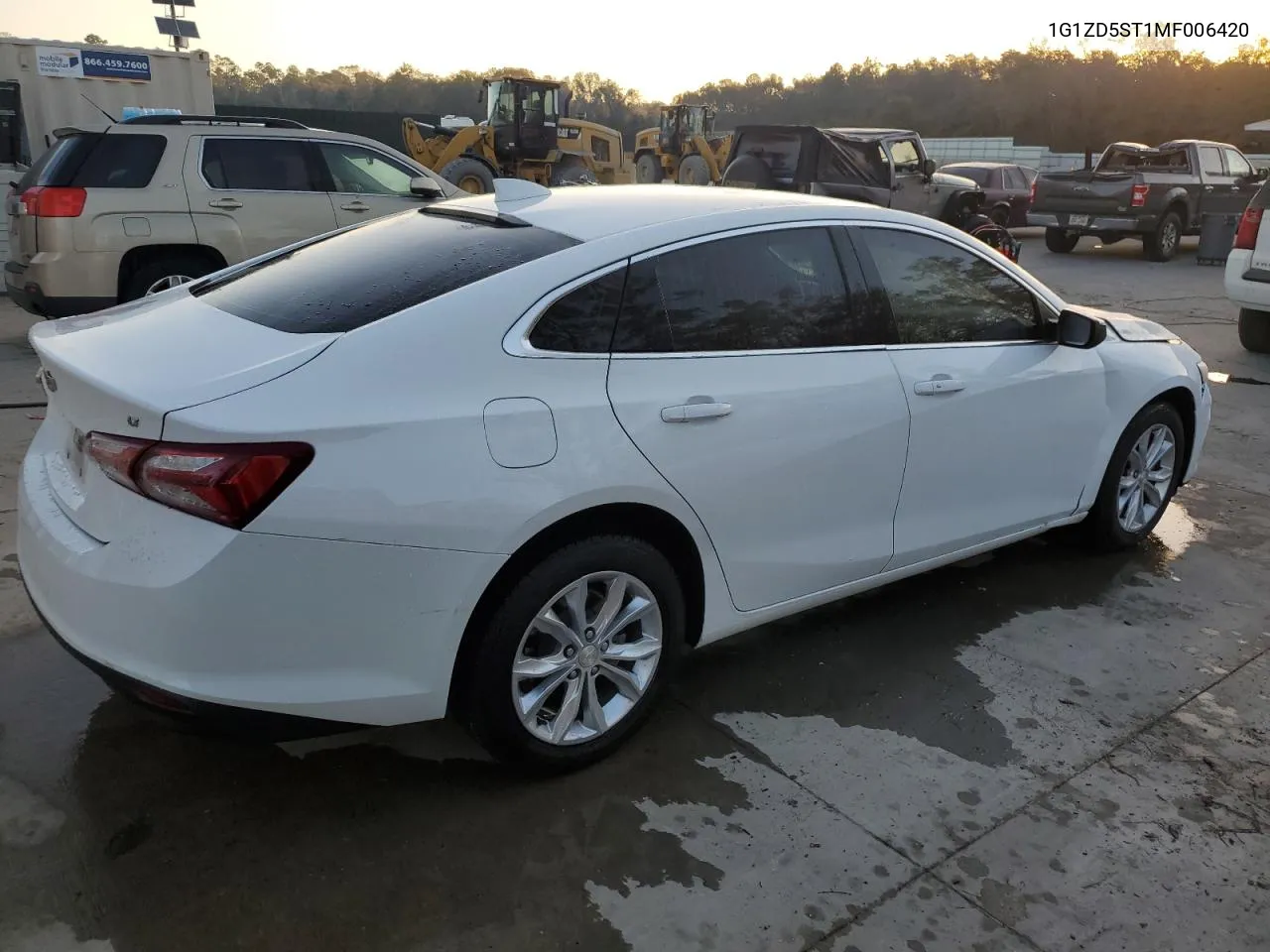 2021 Chevrolet Malibu Lt VIN: 1G1ZD5ST1MF006420 Lot: 76871744