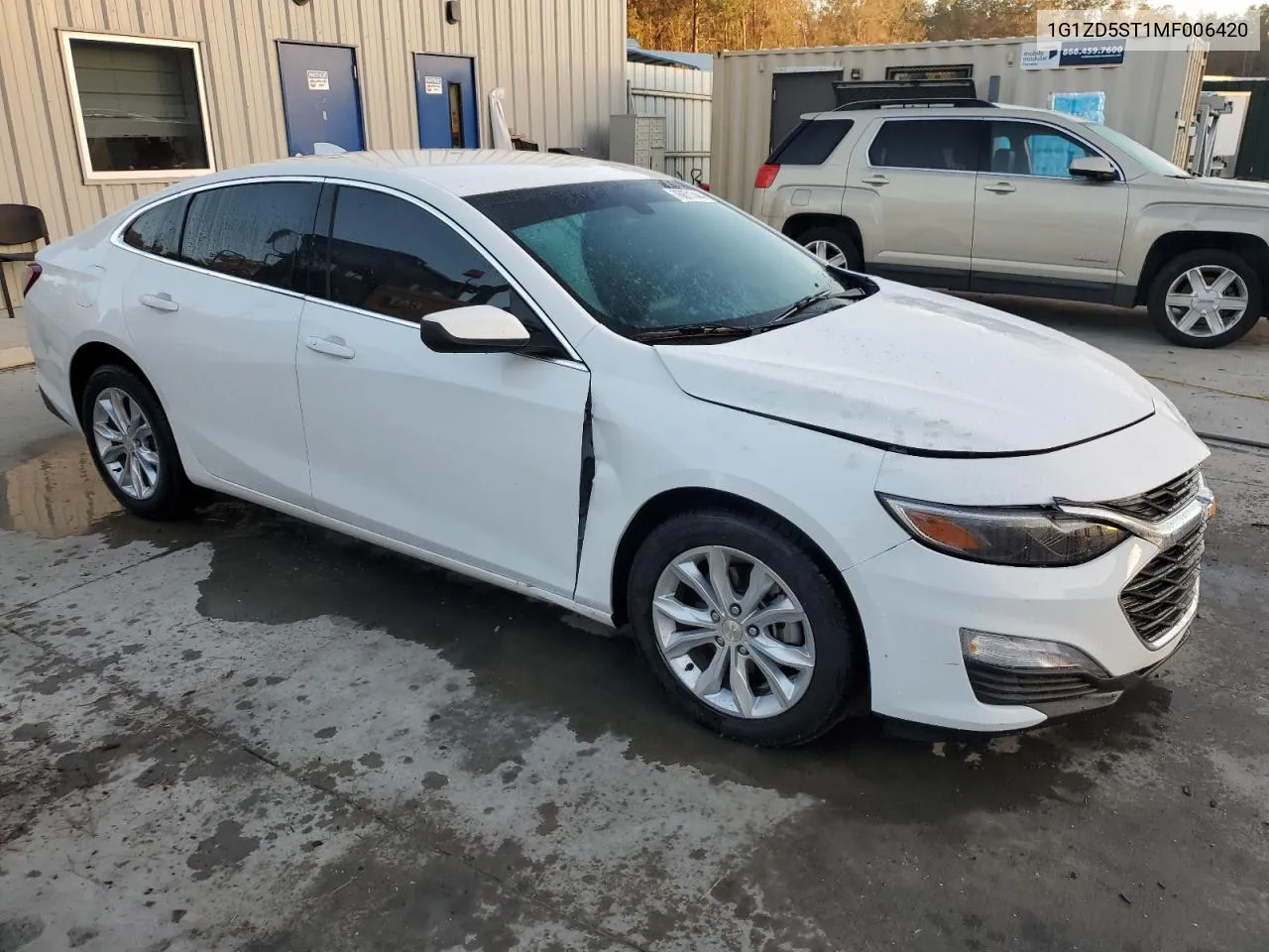 2021 Chevrolet Malibu Lt VIN: 1G1ZD5ST1MF006420 Lot: 76871744