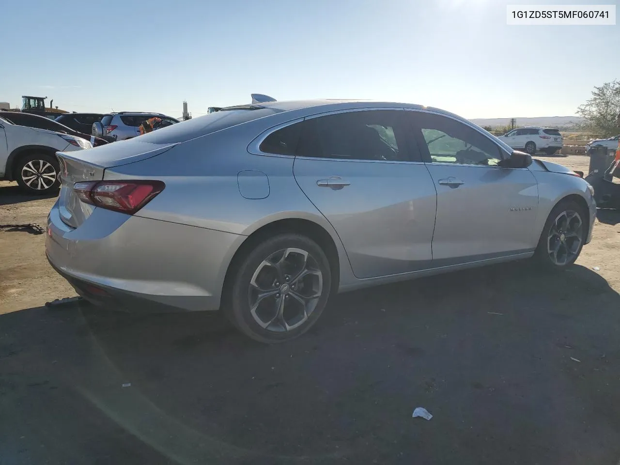 2021 Chevrolet Malibu Lt VIN: 1G1ZD5ST5MF060741 Lot: 77112944