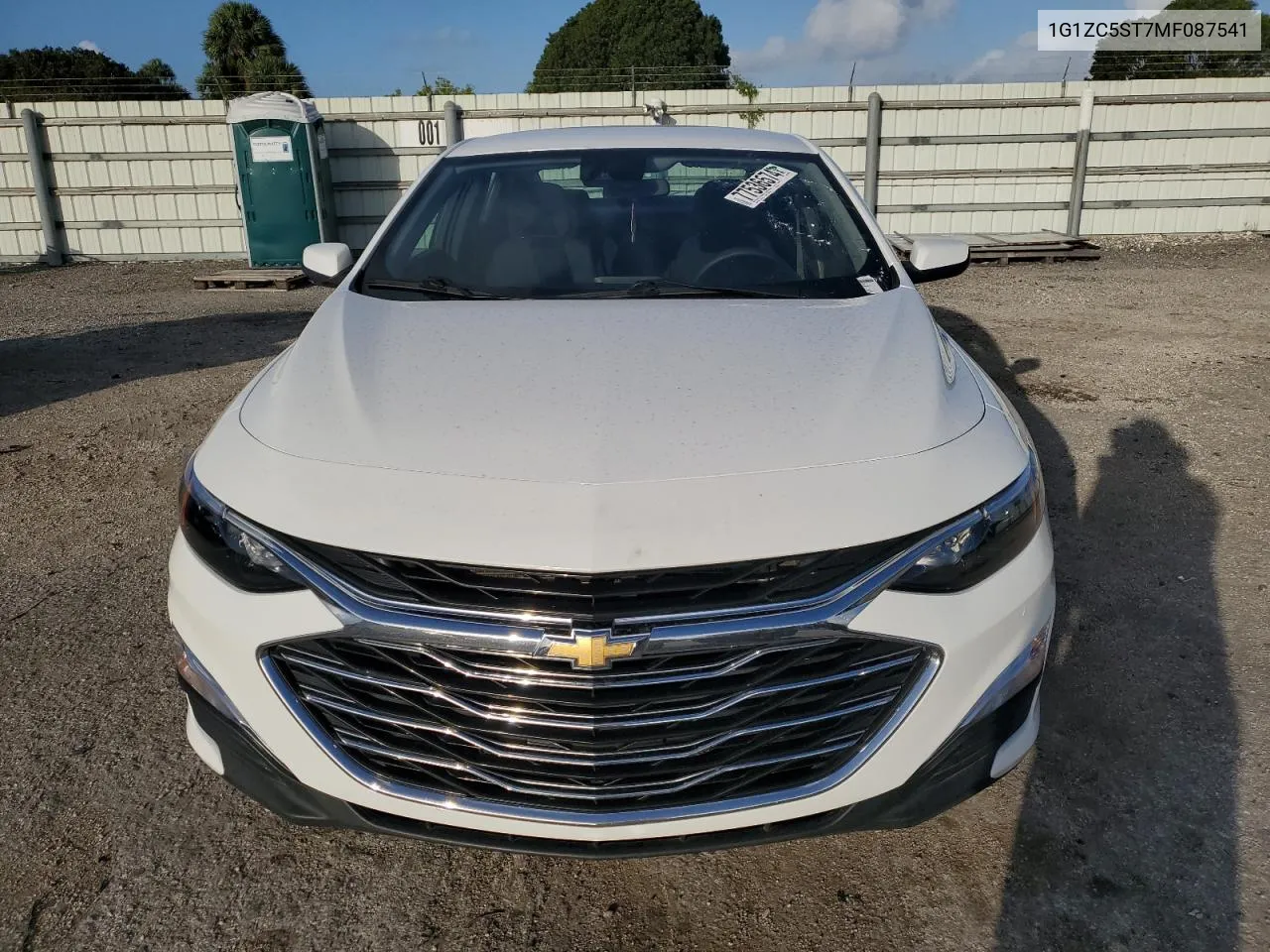 2021 Chevrolet Malibu Ls VIN: 1G1ZC5ST7MF087541 Lot: 77536574