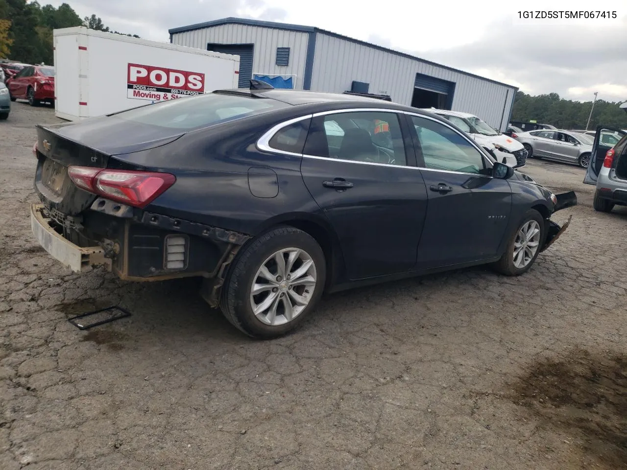 2021 Chevrolet Malibu Lt VIN: 1G1ZD5ST5MF067415 Lot: 77564964