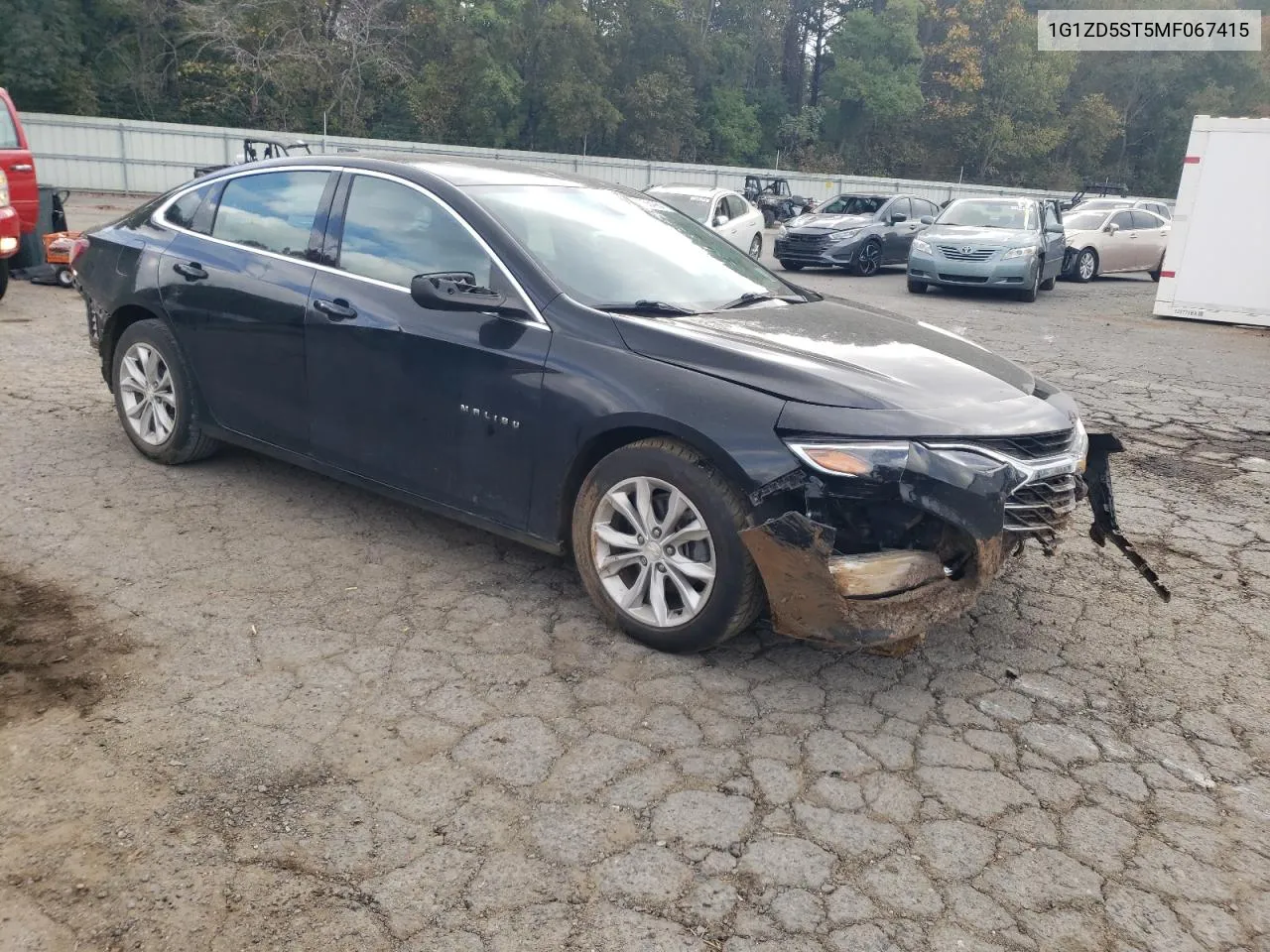 2021 Chevrolet Malibu Lt VIN: 1G1ZD5ST5MF067415 Lot: 77564964