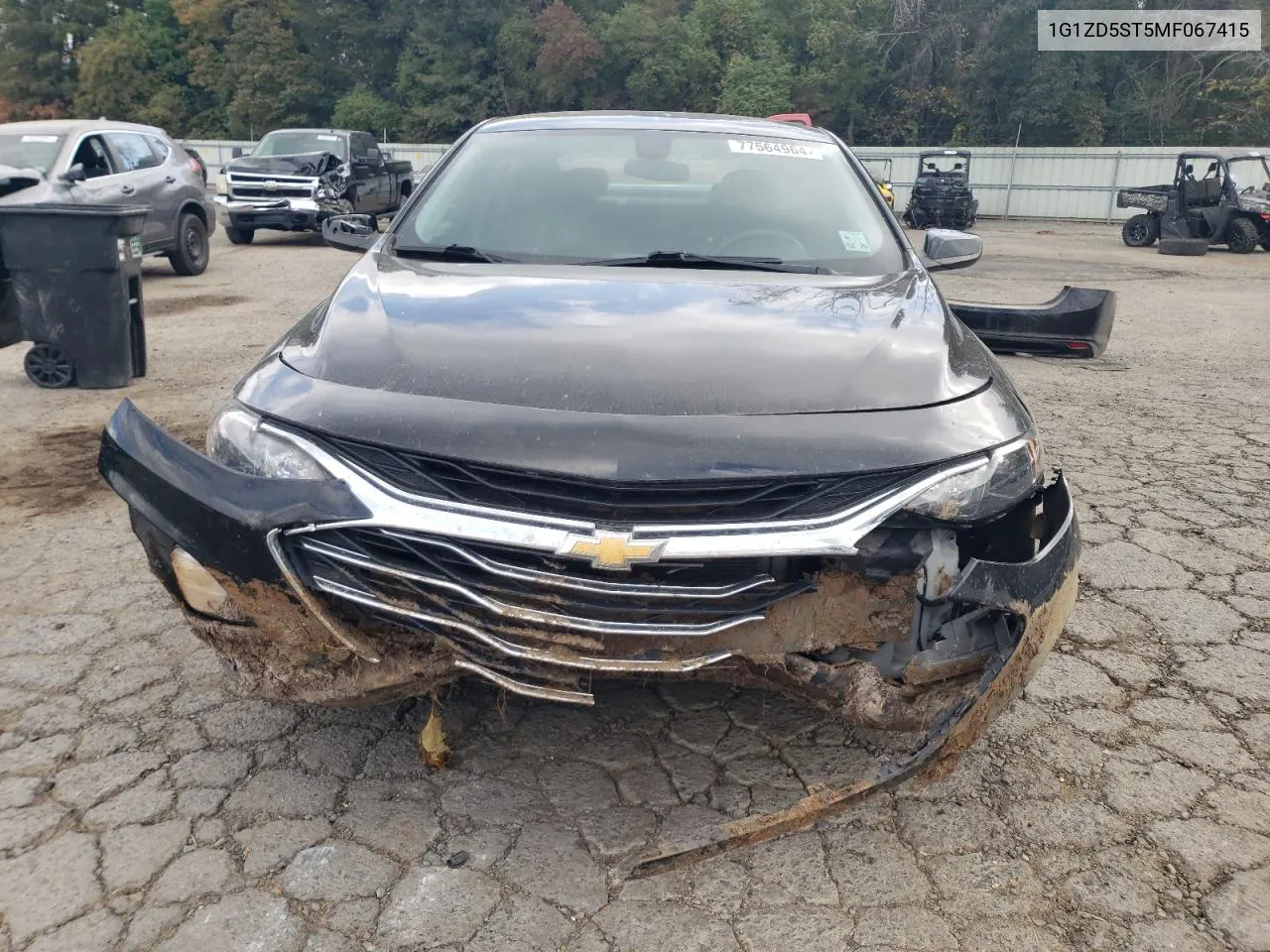 2021 Chevrolet Malibu Lt VIN: 1G1ZD5ST5MF067415 Lot: 77564964