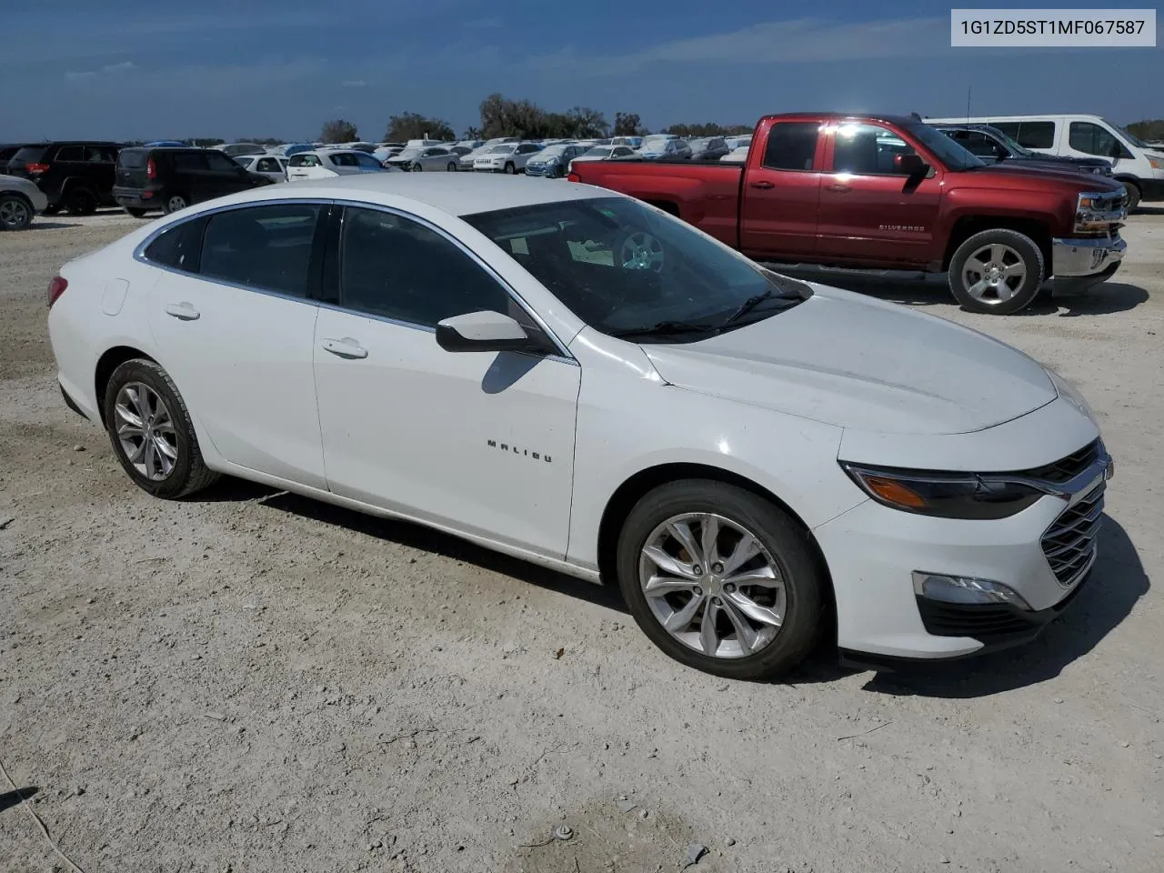 2021 Chevrolet Malibu Lt VIN: 1G1ZD5ST1MF067587 Lot: 78039934