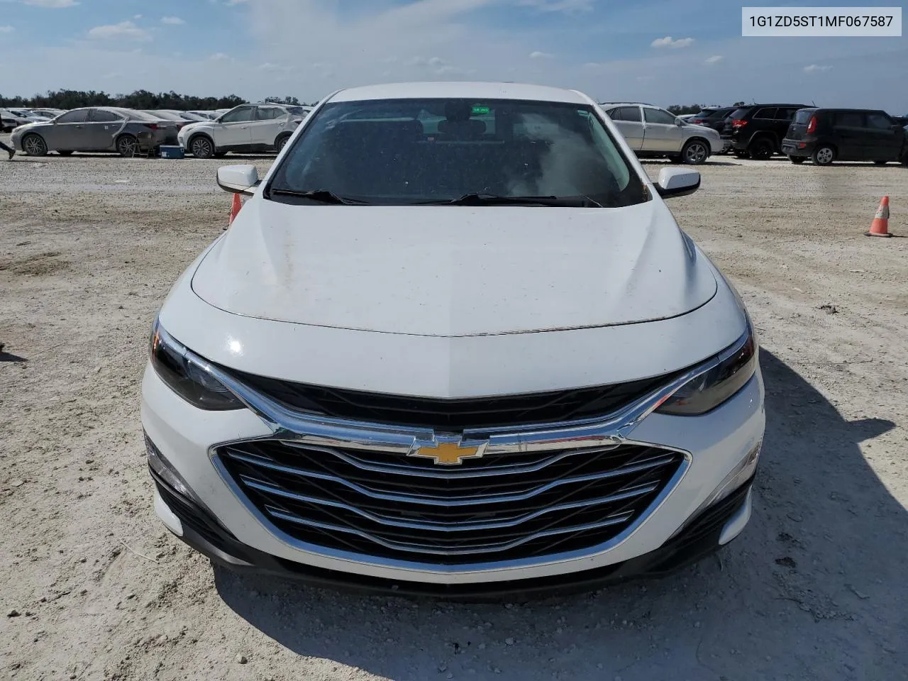 2021 Chevrolet Malibu Lt VIN: 1G1ZD5ST1MF067587 Lot: 78039934