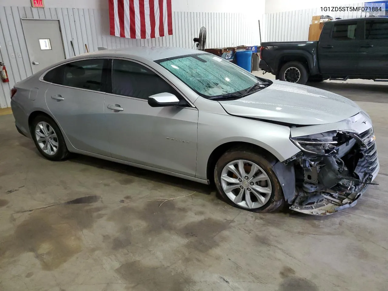 2021 Chevrolet Malibu Lt VIN: 1G1ZD5ST5MF071884 Lot: 78135904