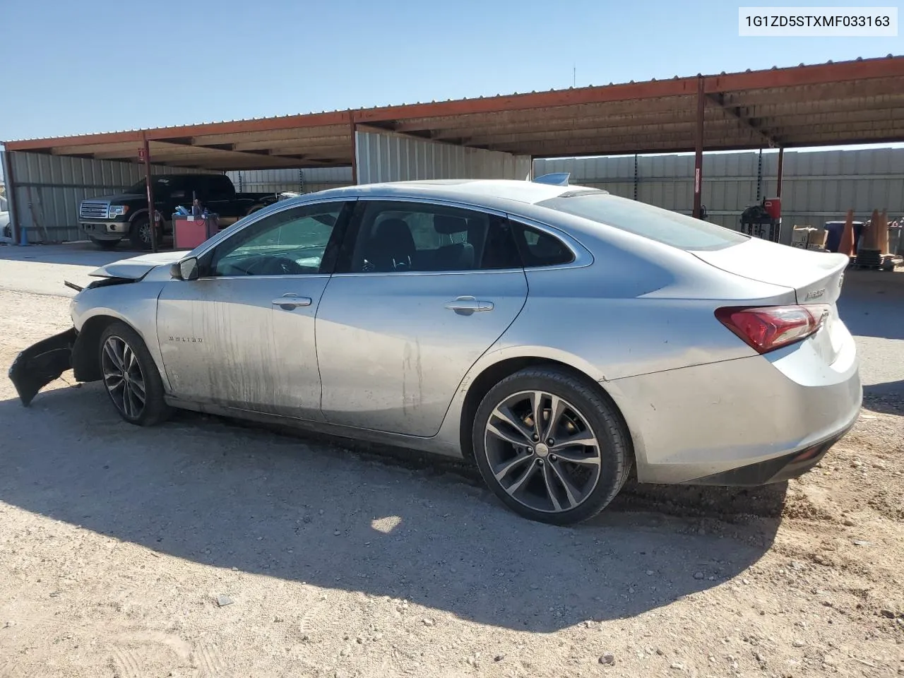 2021 Chevrolet Malibu Lt VIN: 1G1ZD5STXMF033163 Lot: 78308574