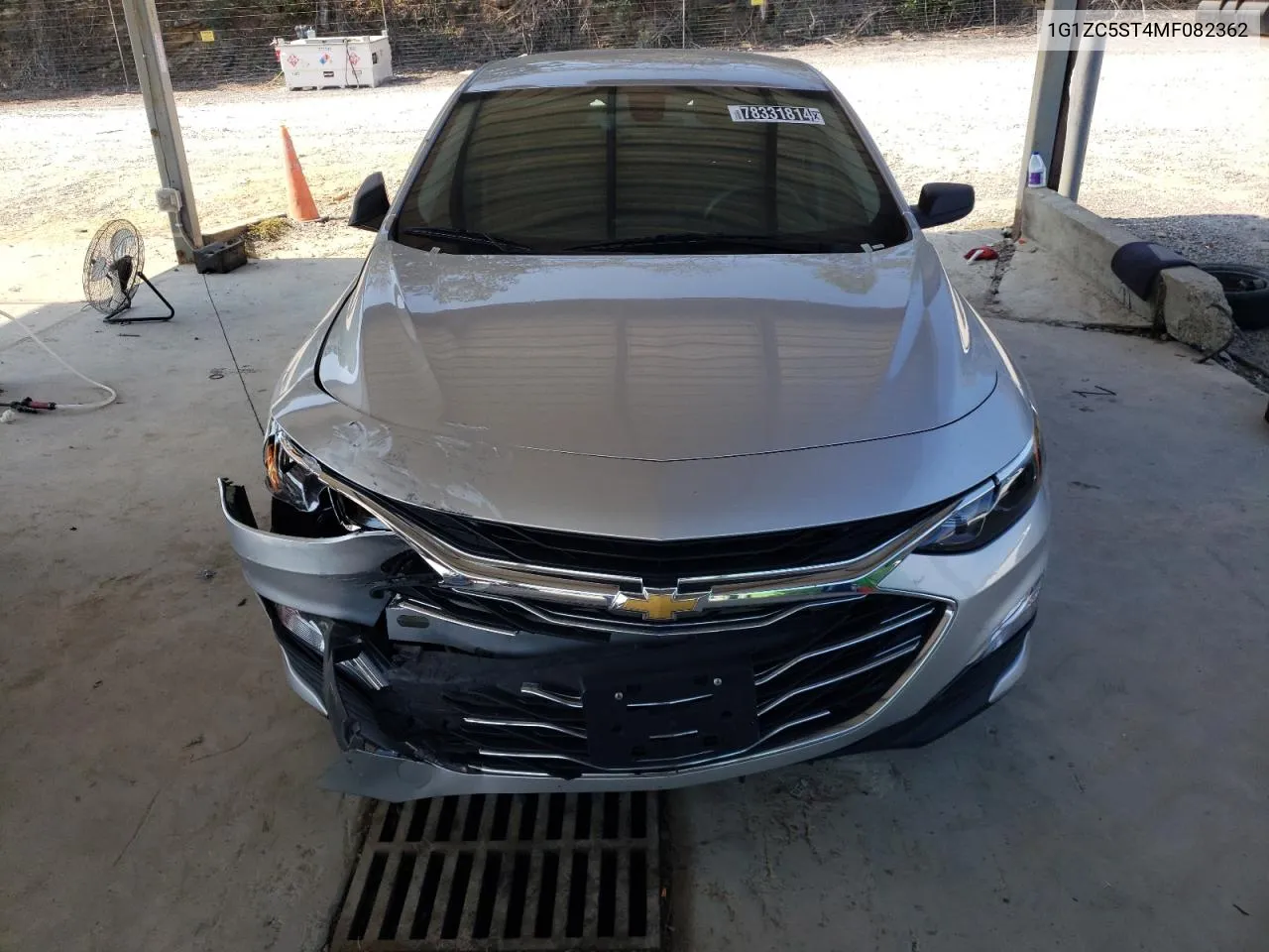 2021 Chevrolet Malibu Ls VIN: 1G1ZC5ST4MF082362 Lot: 78331814