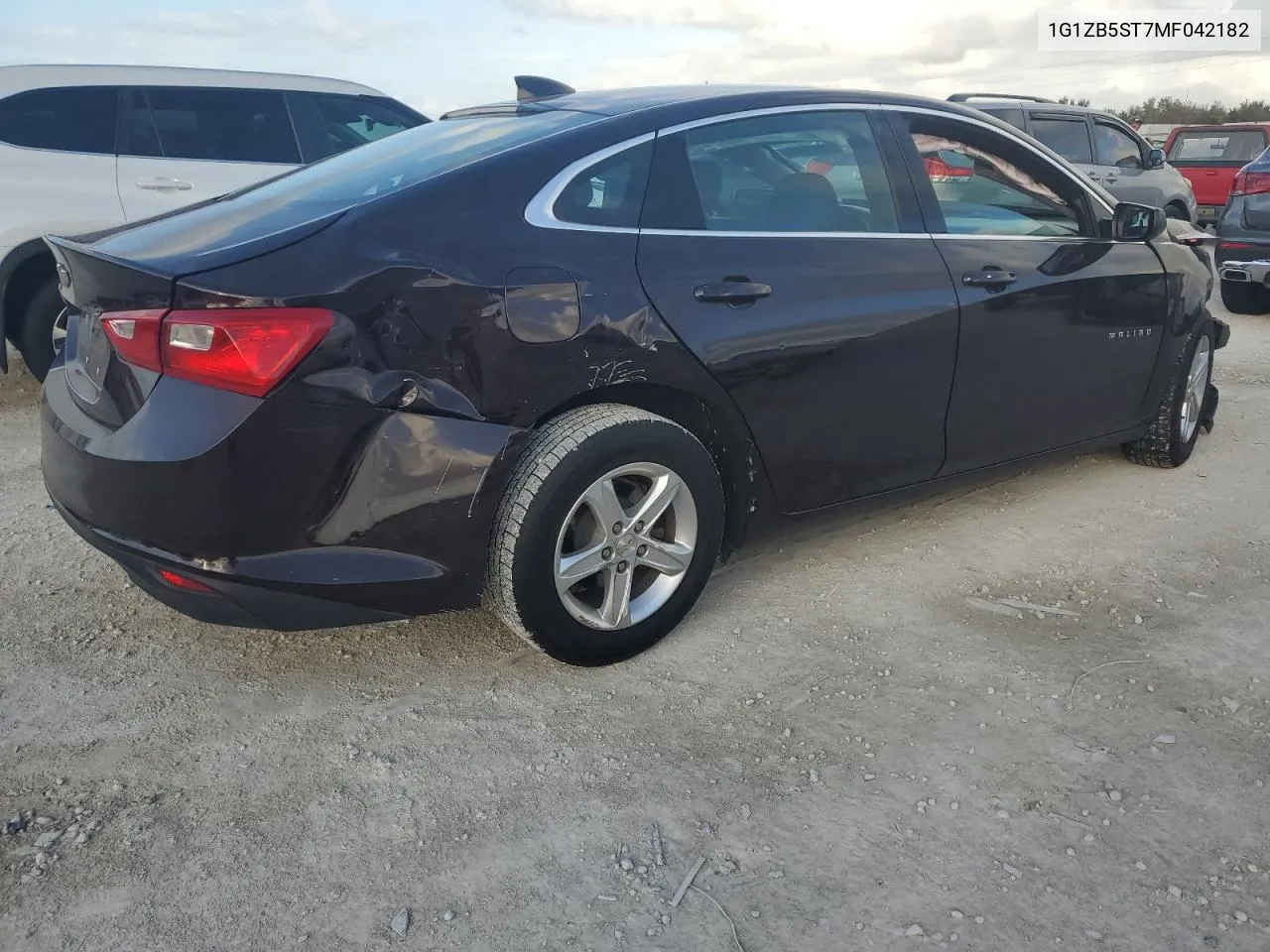 2021 Chevrolet Malibu Ls VIN: 1G1ZB5ST7MF042182 Lot: 78378804