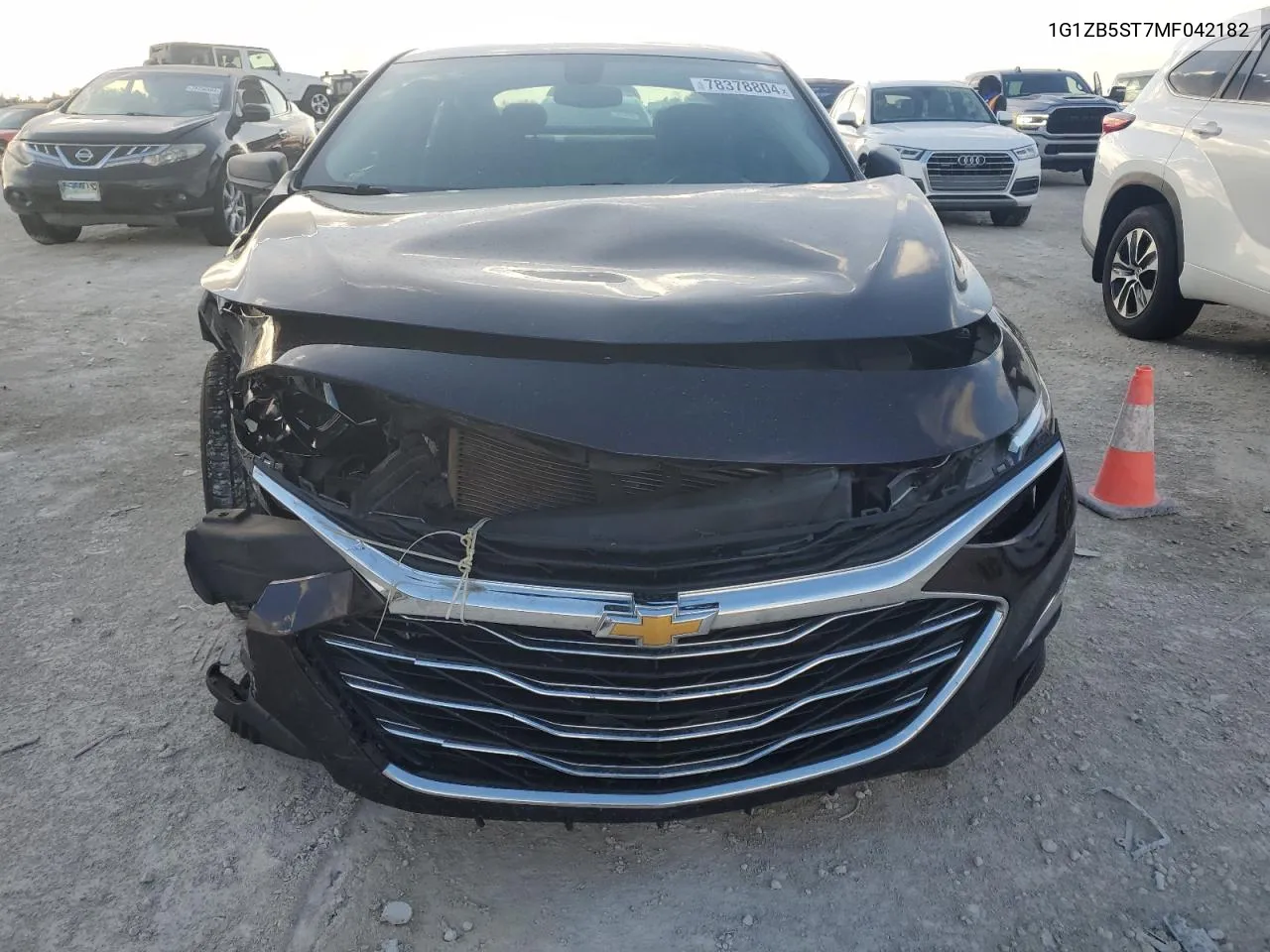 2021 Chevrolet Malibu Ls VIN: 1G1ZB5ST7MF042182 Lot: 78378804