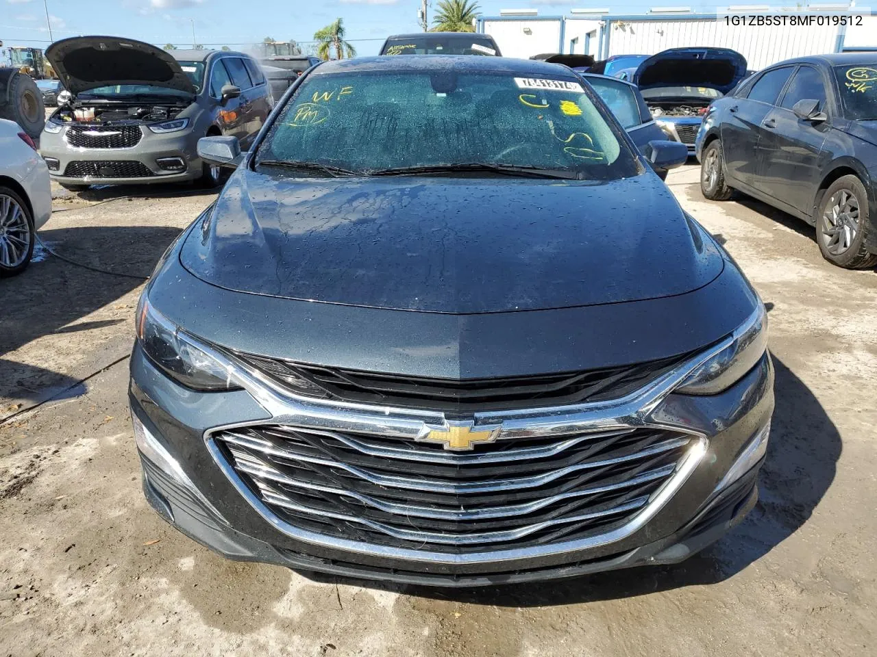 2021 Chevrolet Malibu Ls VIN: 1G1ZB5ST8MF019512 Lot: 78413174