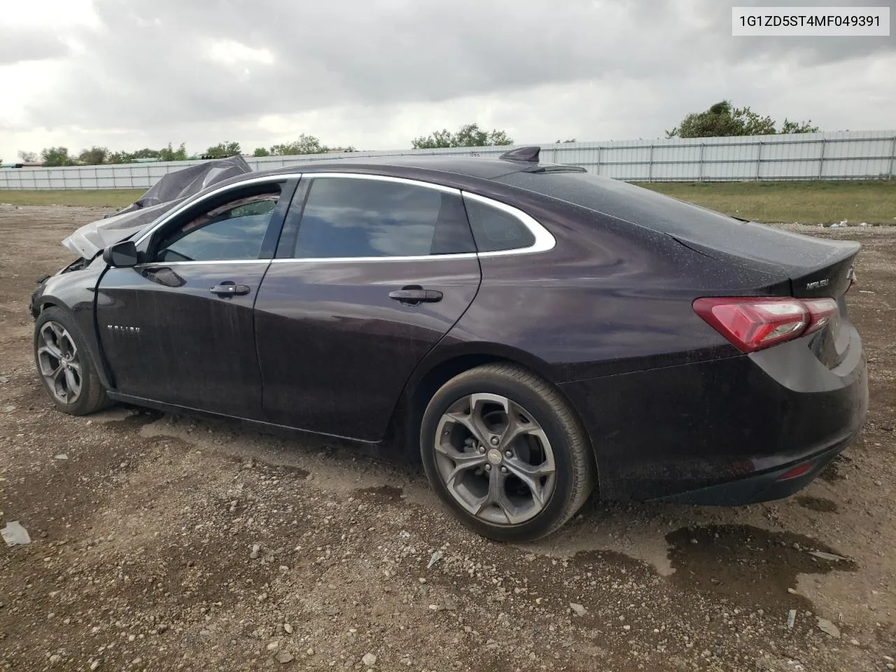 2021 Chevrolet Malibu Lt VIN: 1G1ZD5ST4MF049391 Lot: 78438474