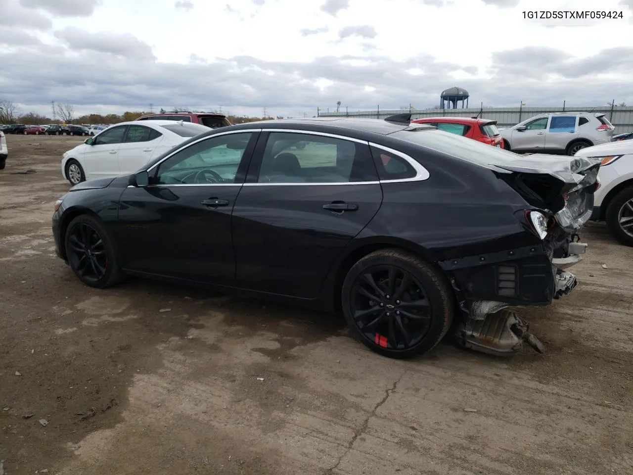 2021 Chevrolet Malibu Lt VIN: 1G1ZD5STXMF059424 Lot: 78873334