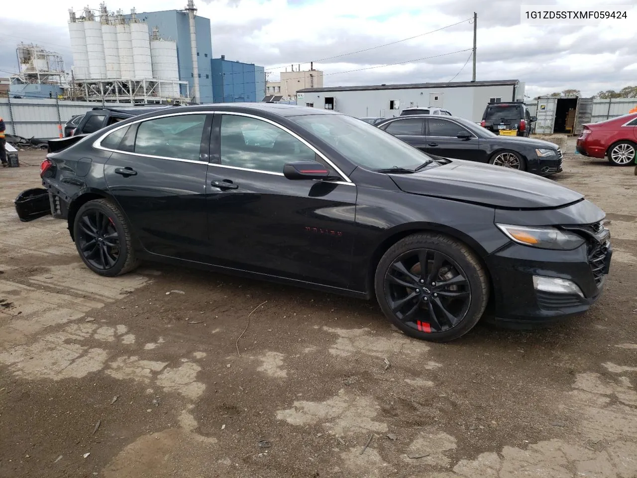 2021 Chevrolet Malibu Lt VIN: 1G1ZD5STXMF059424 Lot: 78873334