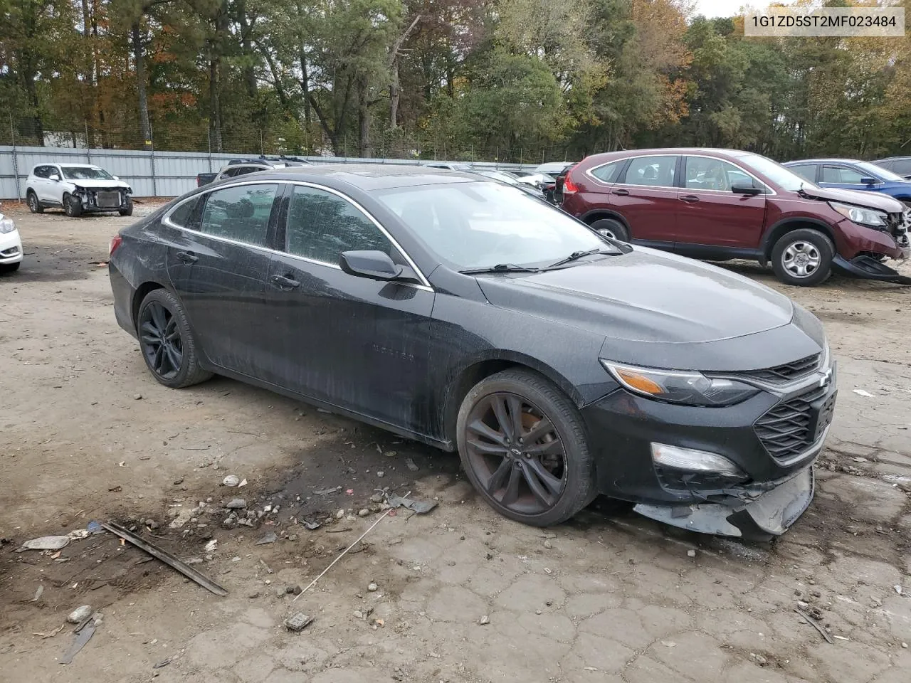 2021 Chevrolet Malibu Lt VIN: 1G1ZD5ST2MF023484 Lot: 79024114