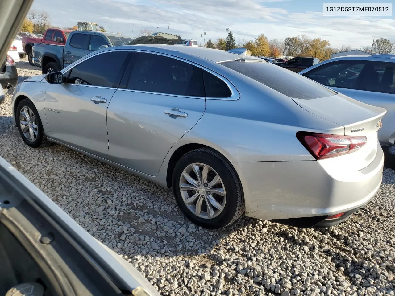 2021 Chevrolet Malibu Lt VIN: 1G1ZD5ST7MF070512 Lot: 79118494