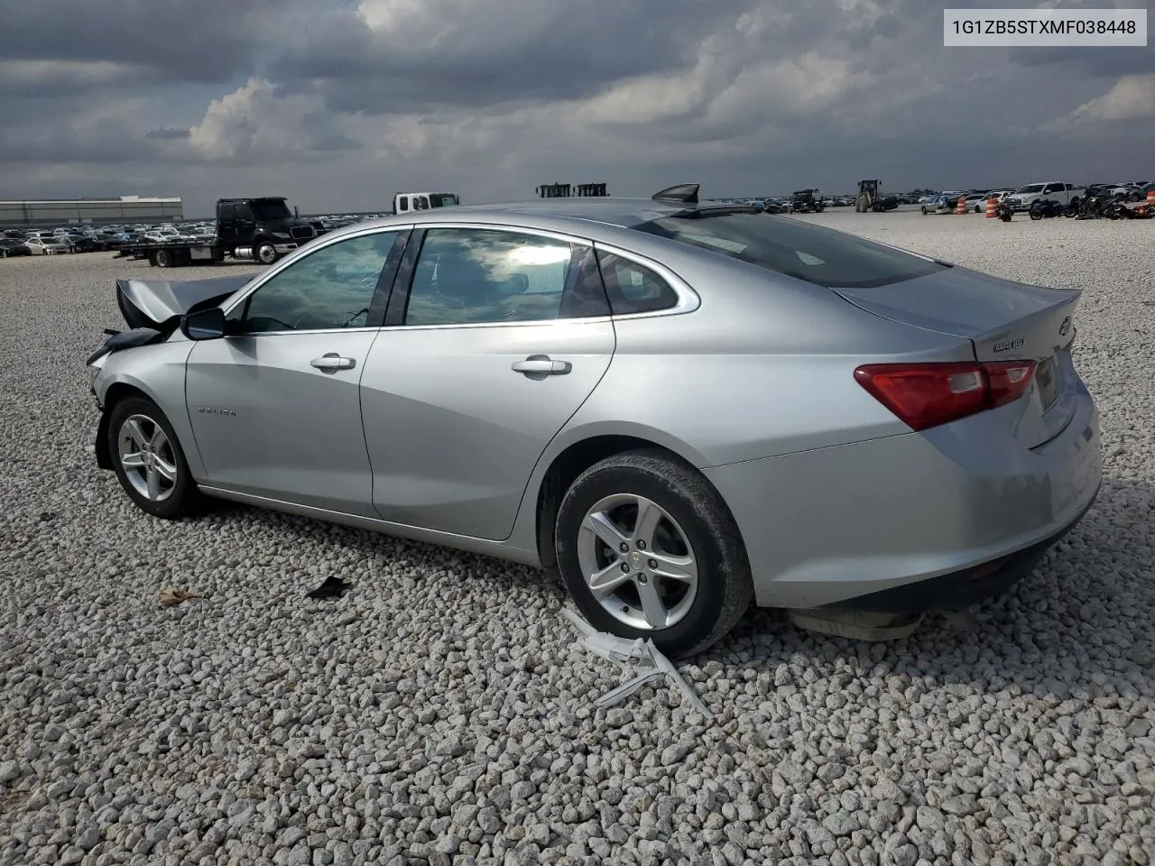 2021 Chevrolet Malibu Ls VIN: 1G1ZB5STXMF038448 Lot: 79210764