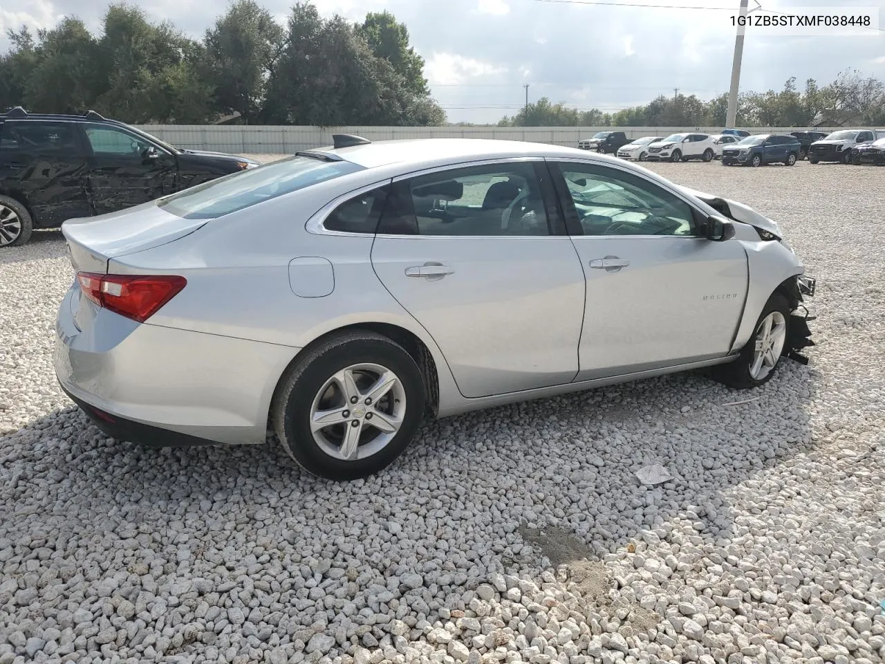 2021 Chevrolet Malibu Ls VIN: 1G1ZB5STXMF038448 Lot: 79210764