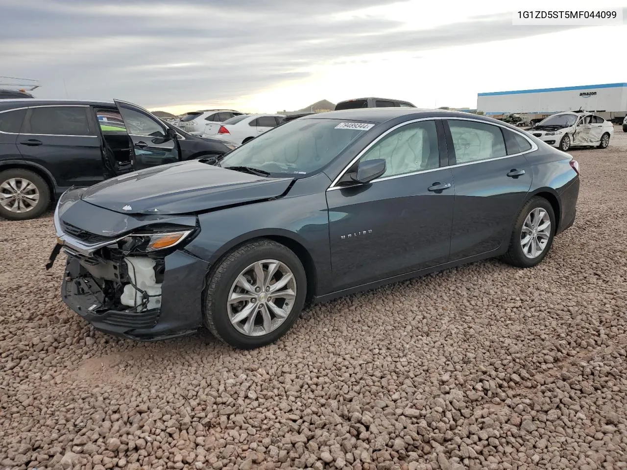 2021 Chevrolet Malibu Lt VIN: 1G1ZD5ST5MF044099 Lot: 79489344