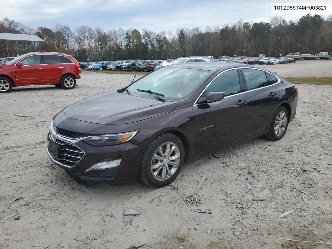 2021 Chevrolet Malibu Lt VIN: 1G1ZD5ST4MF003821 Lot: 79546514